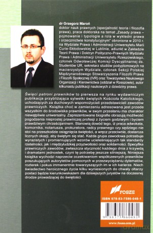 Święci patroni prawników - Grzegorz Maroń [KSIĄŻKA]