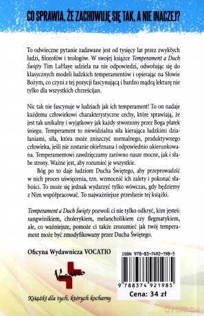 Temperament a Duch Święty - Tim Lahaye [KSIĄŻKA]