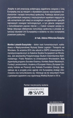 Unia Europejska a obywatele - Monika Łukasik-Duszyńska [KSIĄŻKA]