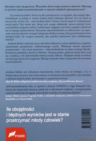 Utalentowany uczeń i jego wrogowie - Andreas Salcher [KSIĄŻKA]