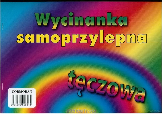 Wycinanka samoprzylepna A4 tęczowa