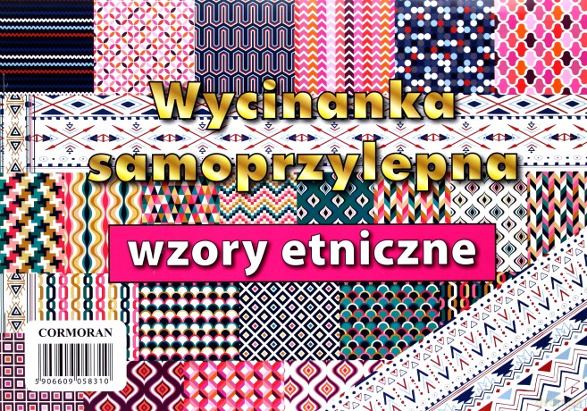 Wycinanka samoprzylepna A4 wzory etniczne