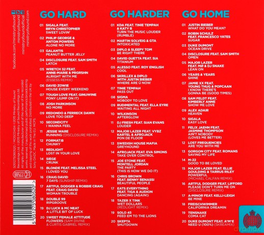 Ministry of Sound: Go Hard Or Go Home [3CD]