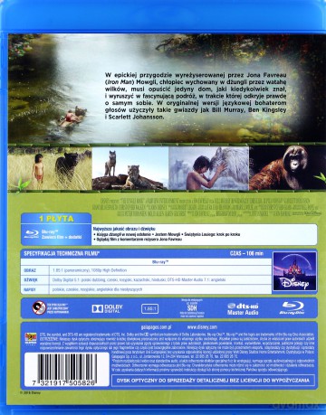 Księga Dżungli [Blu-Ray]
