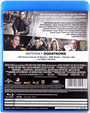 Jason Bourne [Blu-Ray]