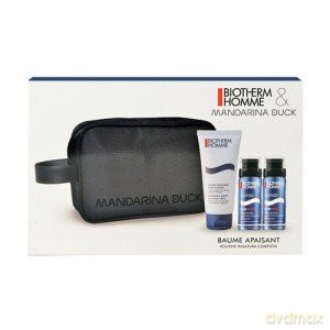 Biotherm Homme Mandarina Duck Baume Apaisant (Soothing Balm 100ml + Foam Shaver 50ml X 2)
