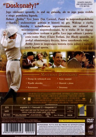Bobby Jones: Zamach geniusza [DVD]