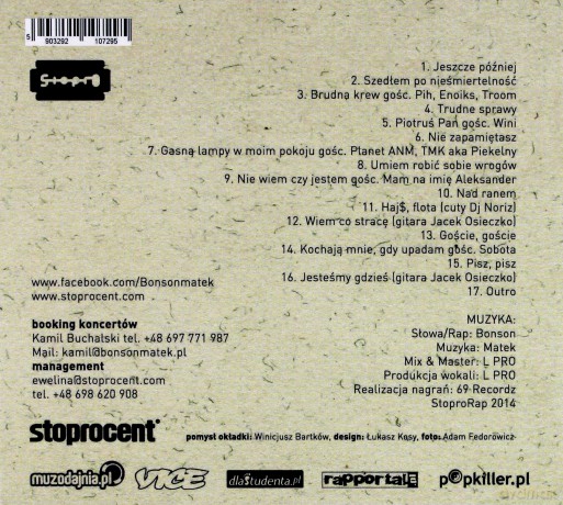 Bonson: O Nas Się Nie Martw [CD]