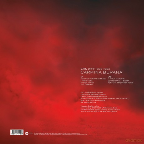 Sir Simon Rattle: Orff: Carmina Burana [2xWinyl]