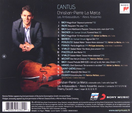 Christian-Pierre La Marca: Cantus [CD]