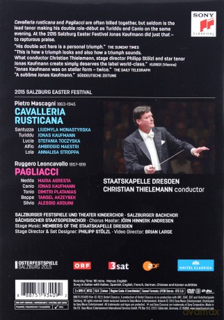 Jonas Kaufmann: Mascagni: Cavalleria Rusticana - Leoncavallo: Pagliacci [DVD]