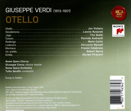 Tullio Serafin: Verdi: Otello [2CD]
