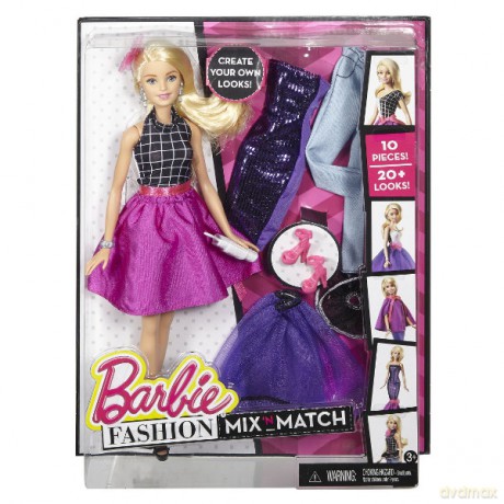 BARBIE Modowe przebieranki Blond