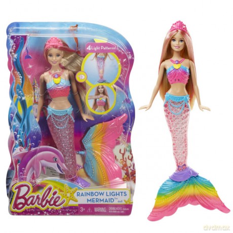 BARBIE Tęczowa syrenka