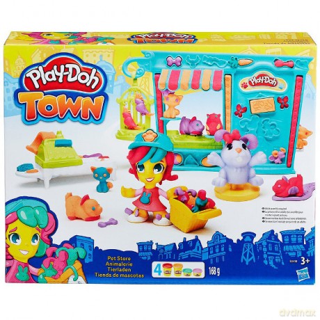 HASBRO PlayDoh Town, Sklepik ze zwierzętami