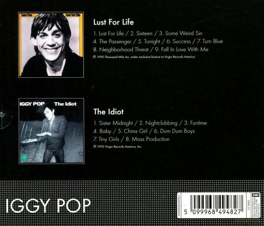 Iggy Pop: Lust For Life+The Idiot [2CD]