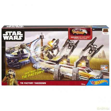 HOT WHEELS Star Wars Zestaw torów Tie Factory (Gwiezdne Wojny)