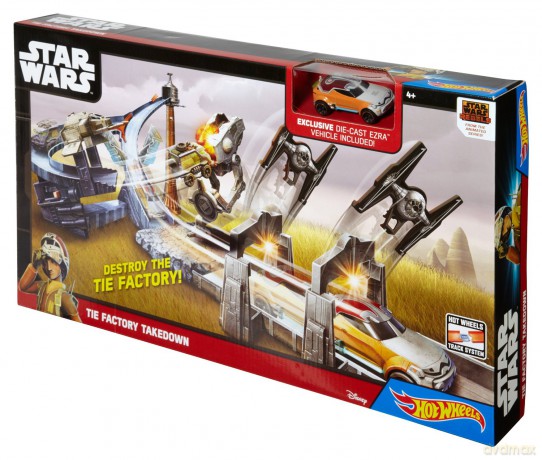 HOT WHEELS Star Wars Zestaw torów Tie Factory (Gwiezdne Wojny)