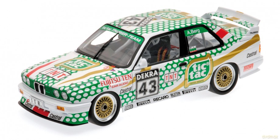 MINICHAMPS BMW M3 (E30) Tic Tac Tauber