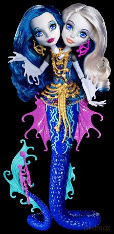 MONSTER HIGH Hydra Peri i Pearl
