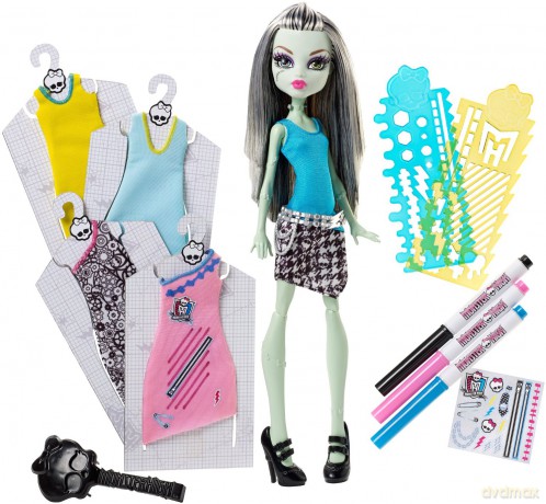 MONSTER HIGH Projektuj z Frankie