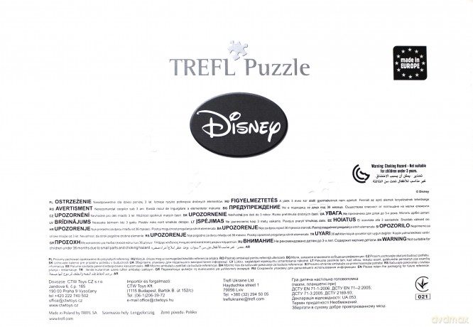 TREFL 15 el. Ramkowe Magiczna noc (31229) [PUZZLE]