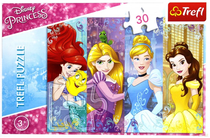 TREFL 30 el. Bajkowe księżniczki (18205) [PUZZLE]