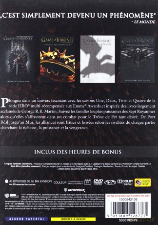 Gra o Tron Sezon 1-4 [BOX] [20DVD]