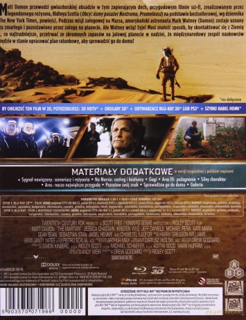 Marsjanin (steelbook) [Blu-Ray 3D]+[Blu-Ray]