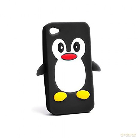 Nakładka Animal 3D Penguin do Sony Xperia M2 czarna