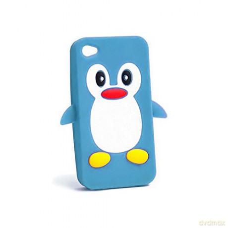 Nakładka Animal 3D Penguin do Sony Xperia M2 błękitna