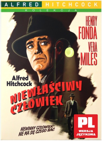 Niewłaściwy człowiek. Kolekcja Alfreda Hitchcocka [DVD]