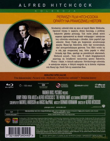 Niewłaściwy człowiek. Kolekcja Alfreda Hitchcocka [Blu-Ray]