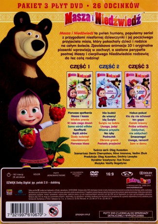 Masza i Niedźwiedź sezon 1 odcinki 1-3 [3DVD]