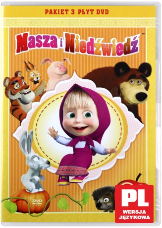 Masza i Niedźwiedź sezon 1 odcinki 1-3 [3DVD]