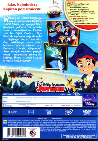 Kapitan Jake i piraci z Nibylandii: Wielka bitwa o Nibymorze [DVD]