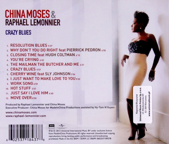 China Moses: Crazy Blues [CD]