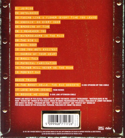 Roxette: Joyride (2009 Version) [CD]