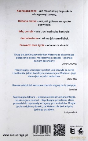 Drugie życie - S.J. Watson [KSIĄŻKA]