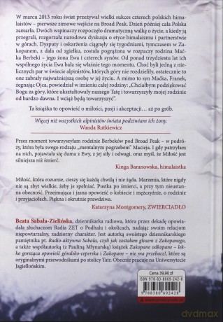 Jak wysoko sięga miłość. Życie po Broad Peak. Rozmowa z Ewą Berbeką. Opowieść żony himalaisty - Beata Sabała-Zielińska (twarda) [KSIĄŻKA]