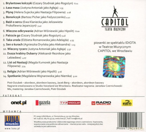 Różni Wykonawcy: Idiota (digipack) [CD]