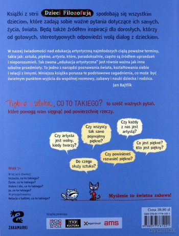 Piękno i sztuka co to takiego. Dzieci filozofują - Oscar Brenifier, Remi Courgeon [KSIĄŻKA]