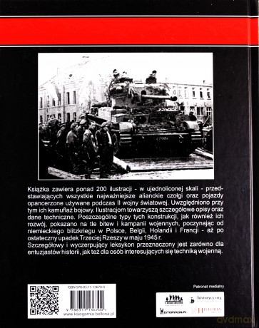 Pojazdy pancerne aliantów 1939- 1945 - David Porter (twarda) [KSIĄŻKA]