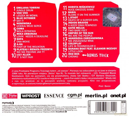Lista Przebojów Trójki (digipack) [CD]
