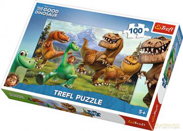 TREFL 100 el. Wspólna wędrówka. Dobry Dinozaur [PUZZLE]