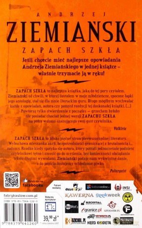 Zapach szkła - Andrzej Ziemiański [KSIĄŻKA]