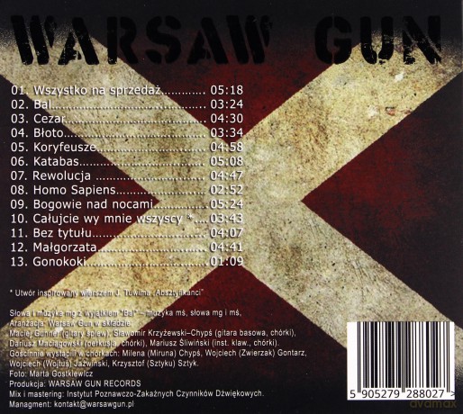 Warsaw Gun: Gonokoki [CD]