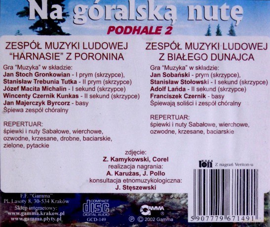 Na góralską nutę: Sabałowe Nucicki [CD]