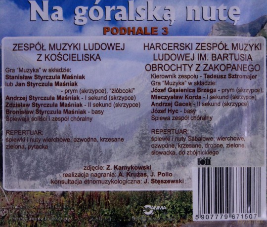 Na góralską nutę: Szumią Smerki Na gór Szczycie [CD]
