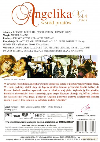 Kolekcja francuskiego filmu kostiumowego: Angelika i król / Angelika i sułtan / Angelika wśród piratów / Cud wilków / Człowiek w żelaznej masce /  Garbus / Kawaler Króla Jegomości / Markiza Angelika /  Piękna Angelika i inne Pakiet [13DVD]